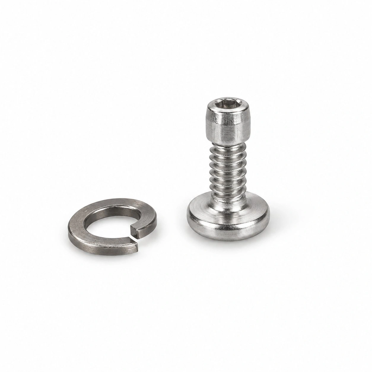 Screw With Spring Washer For Stenter Frames