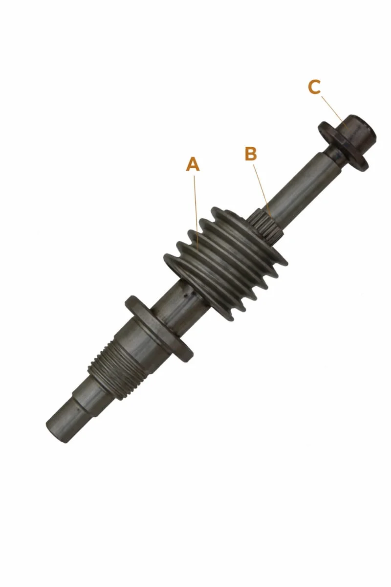 Bevel gear & shaft