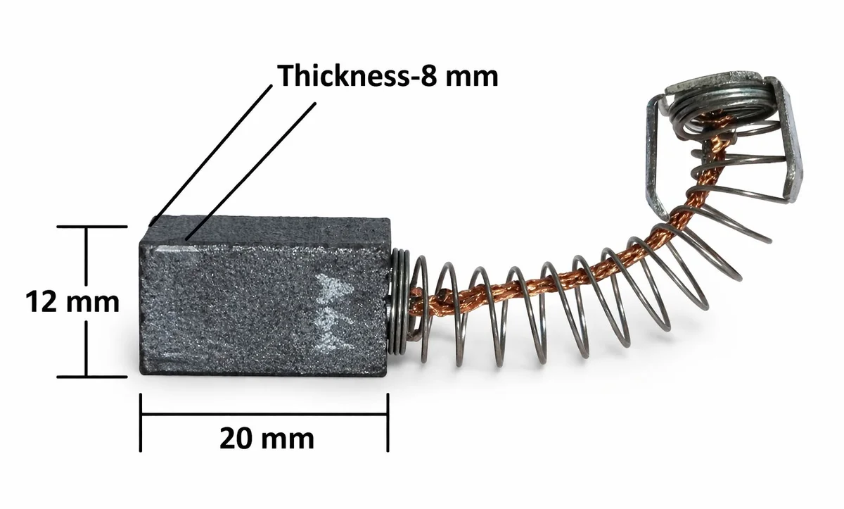 Carbon Brush (20mm x 12mm x 8mm)