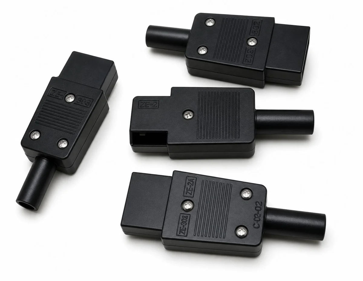 Connector Power 8448-SC-10A-230V-3 Pin Round