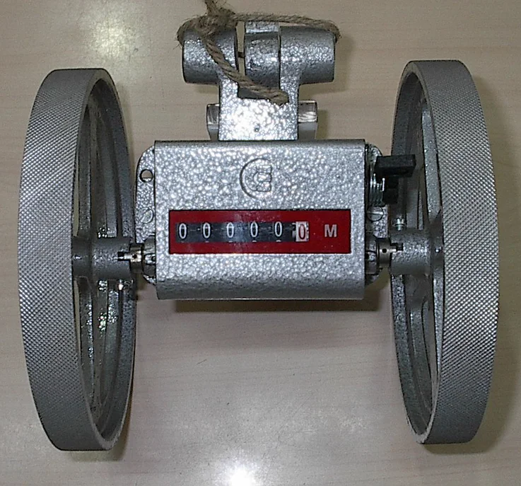 Counter Meter complete with Allum Wheel Superior Quality (Yardage meter) K -C