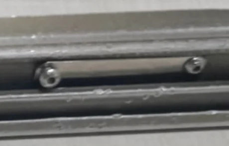 Embroidery L Clamp With 2 Fixing Nut Ss Hard Spring Steel Material