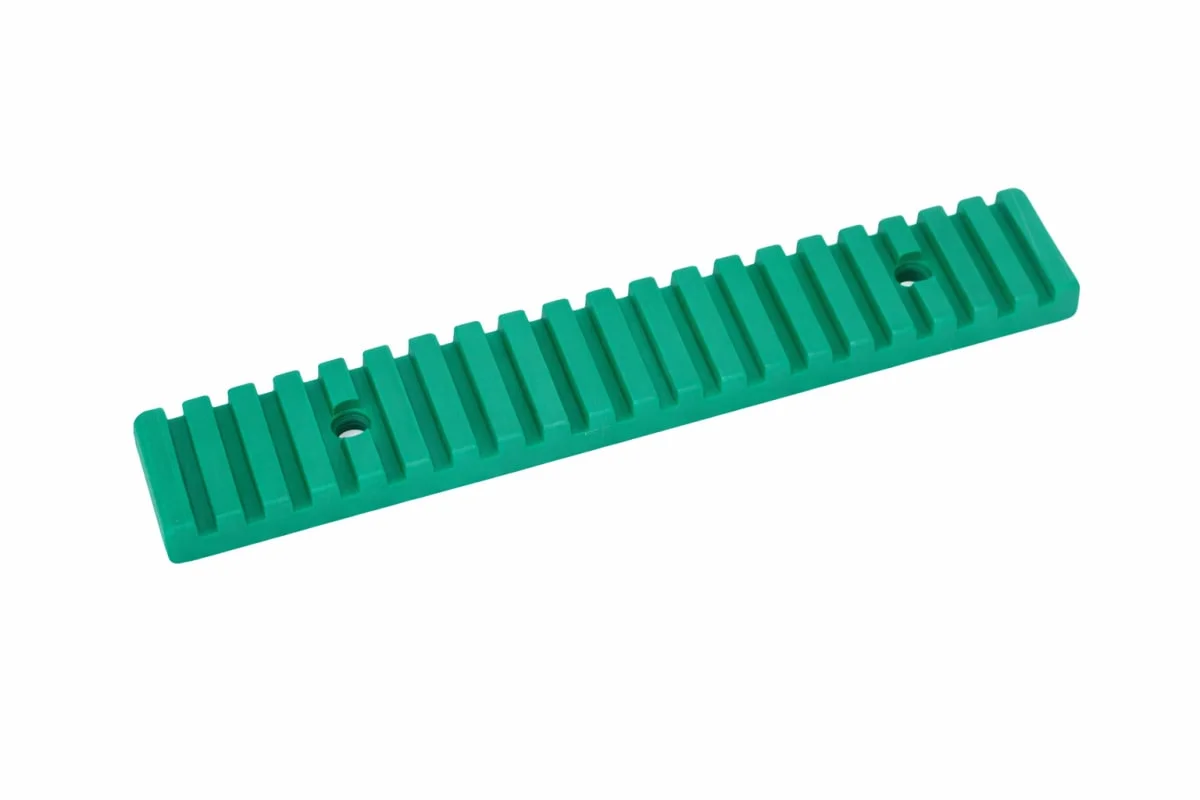 Gear rack plate
