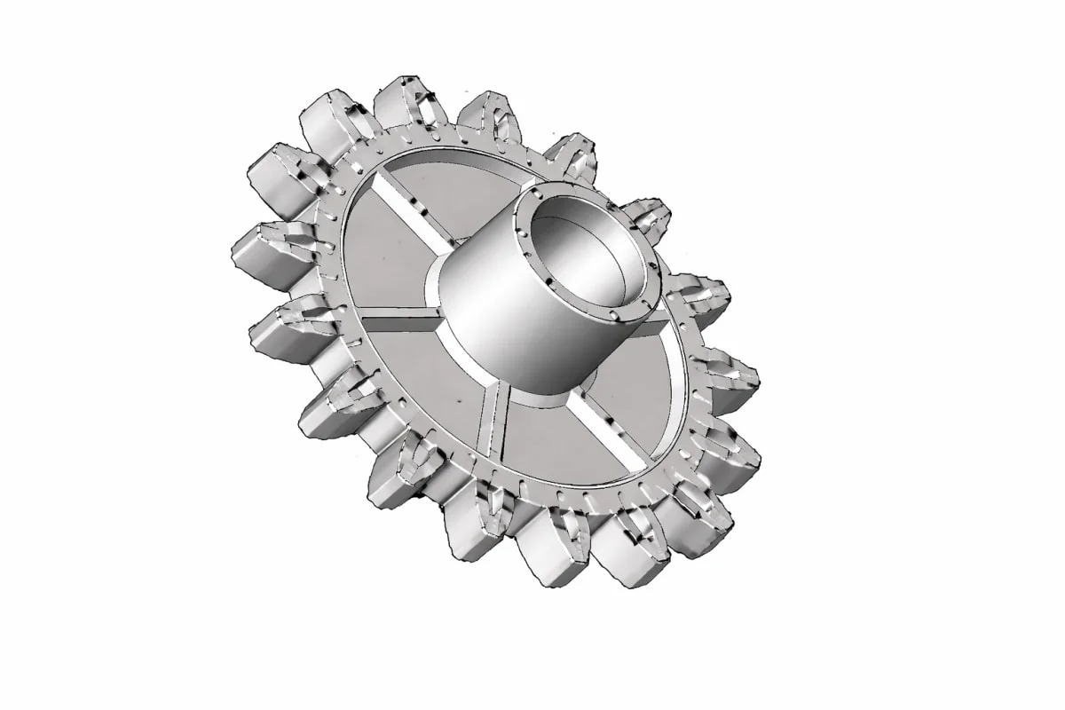 Gear wheel.