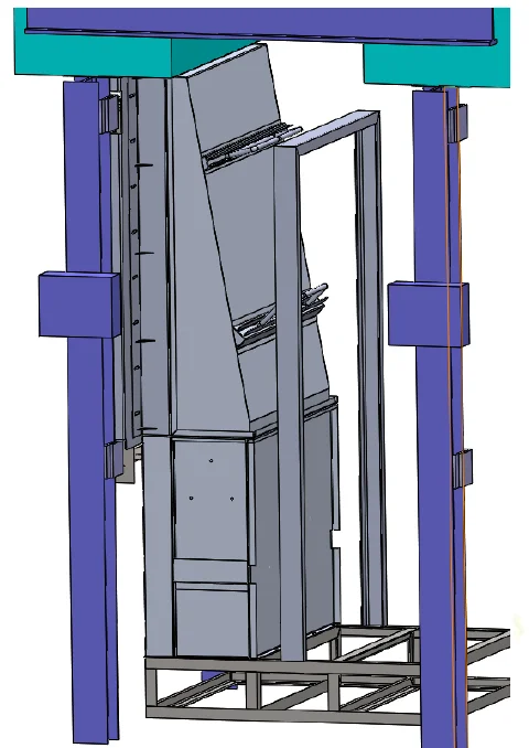 Quench Chamber – 1200 x 900mm complete with  Honeycomb, Wire Mesh & SS-304/316 Hardware (NEW) view 2