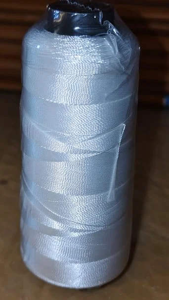 Nylon White Thread No. 0/3 1 No=1 cone of 915 Mtr Pyramid Type Cone view 3