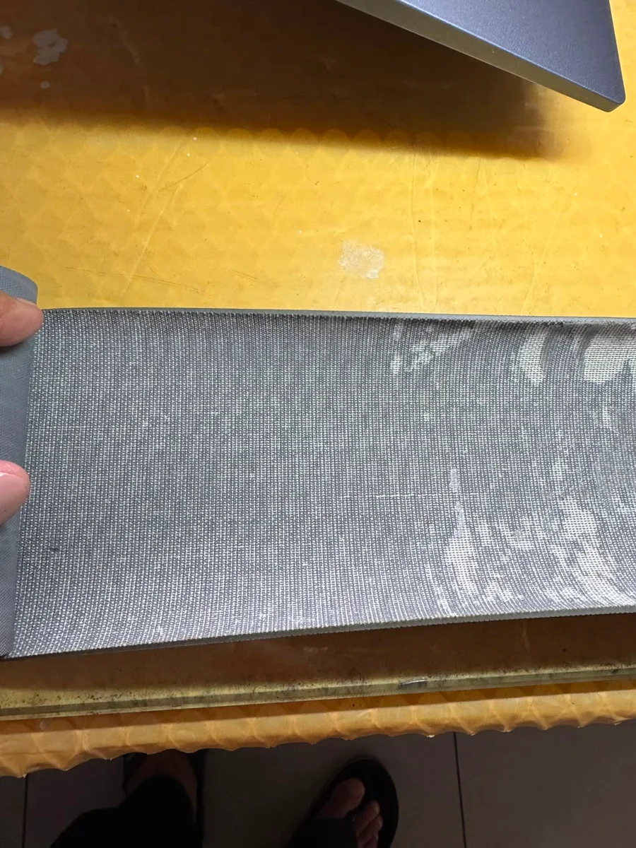 Syn. Fillet 100mm Width Grey Colour 2.5mm Thick NET Type Design view 2