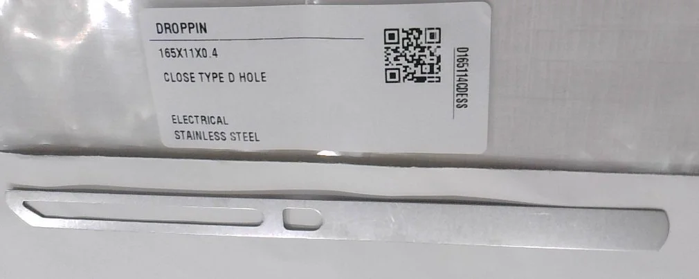 Drop Pins Size 165 X 11 X 0.3 Mm (Closed D Type) Electrical Moc: Ss