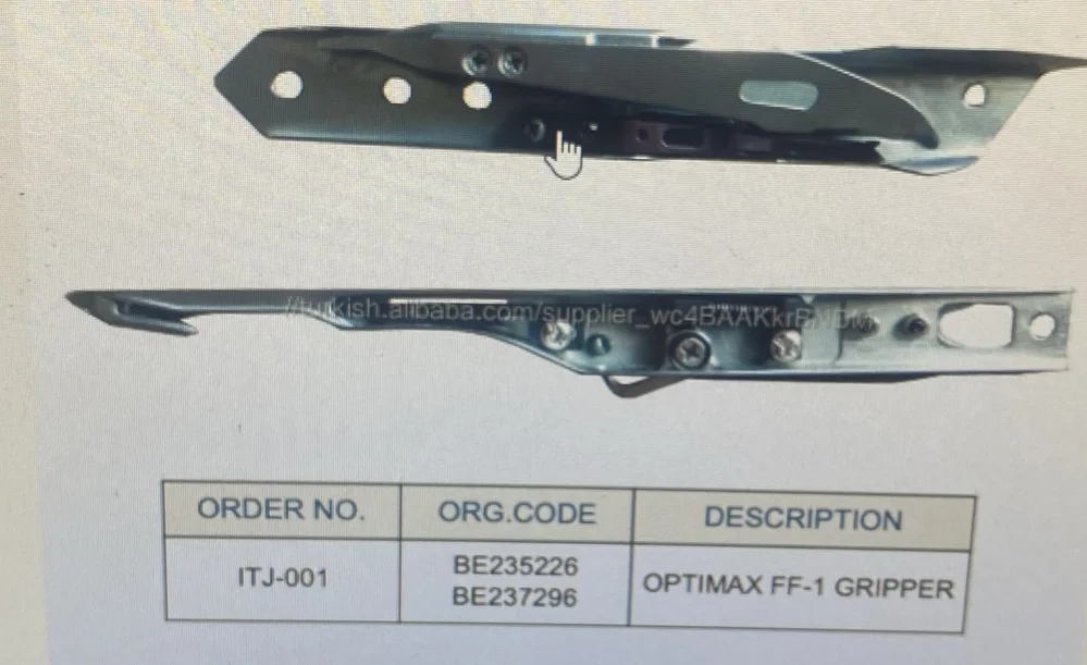 Rapier / Gripper Head RHS BE237296 FF1 For Picanol 4P view 2