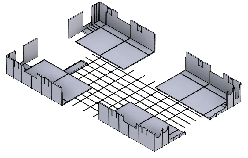 1002459 3D Printing (in 4 Part and make it one ) MOC: PCFR ( No visible joint no compromise on strength)