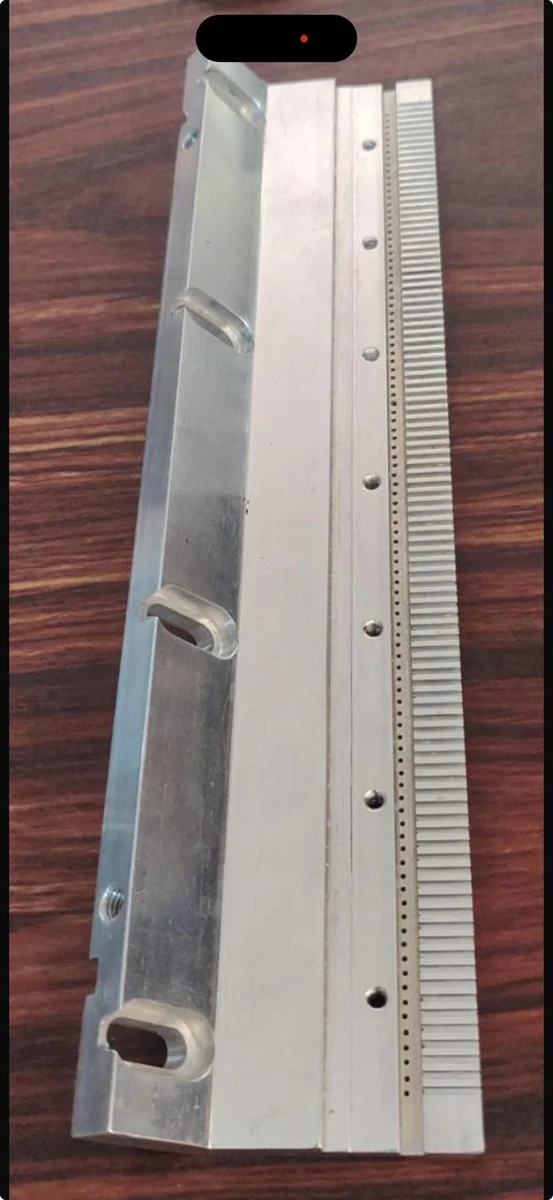 Rack Pin Plate for Chinese Make Machine 12 Inch Long x 75 mm view 1