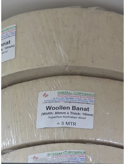 DOCTOR BLADE FELT SIZE SANFORISER 10 mm Thick x 80 mm width Woollen 100% Quality Fine quality