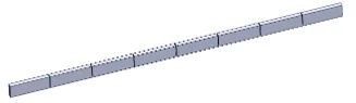 10024488 Custom Precision Aluminum Testing Fixture (Jig) – Hard Anodized Left Longer Side Moc: AL6061-T6 view 1