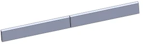1002451  Custom Precision Aluminum Testing Fixture (Jig) – Hard Anodized Back Shorter Side Moc: AL6061-T6 view 1