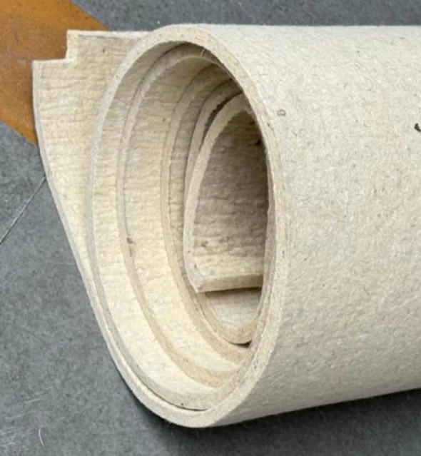 DOCTOR BLADE FELT SIZE SANFORISER 10 mm Thick x 100 mm width Woollen 100% Quality Fine quality x 77 Inch Long