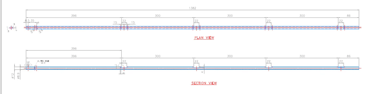 Catch Lock Tube (Drw No.RP-NTC-BARMAG2-TUBE-4068) Moc : S.S view 3