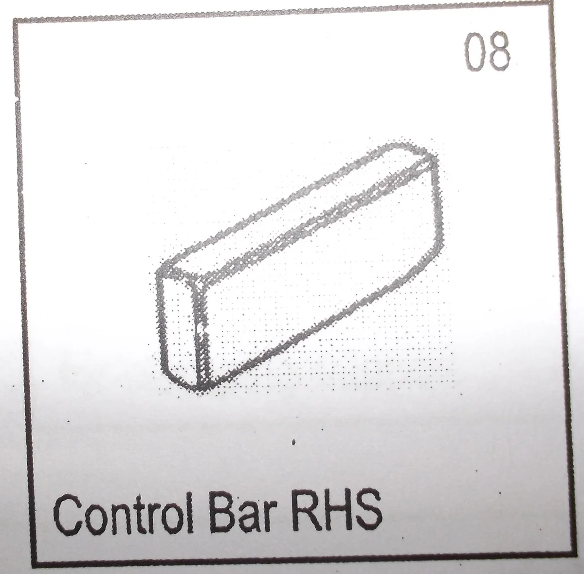Control Bar for Dornier M/c. RHS