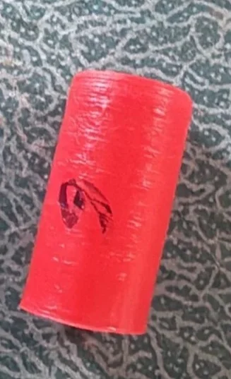 Plastic piece OD 14 mm x 12 mm Length 28 mm