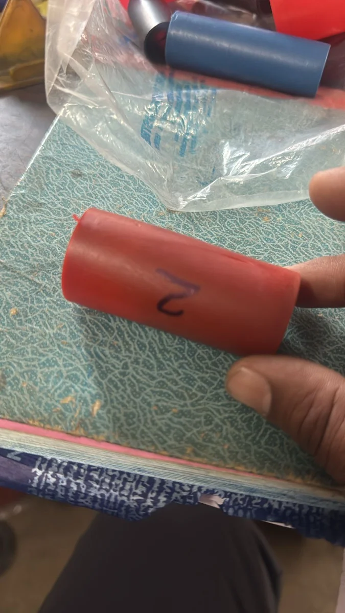Plastic DYE Tool OD 26 mm x 25 mm Length 67 mm