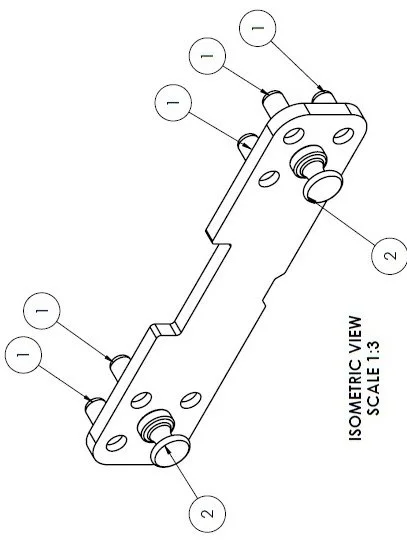 1002493CMP CONNECTING_BUSBAR ETP Copper with 2139000003 Centrally ENT 11.0MM Press Fit PIN Pcs 8 view 1