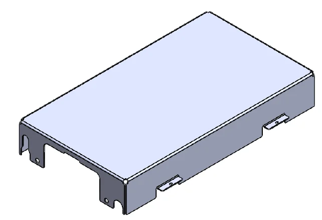 ENCL -E2S2 BPM -Allumnimum Encloser Size Appx 884 mm x 498 mm MOC: ALLUM AL 5052- H32  with Hard Annodised and Powder Coating