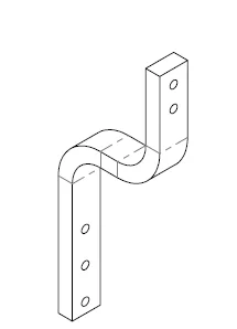 BUSBAR_ 1 X .5 X 11.191 IN P.No.1002751