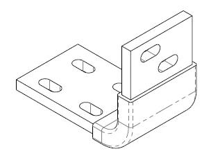CONN BUSBAR WITHOUT INSULATION 5 P.No.1002798 (Copper part with Sufamate Coating and Tin Plating) view 2