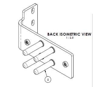 1002808 BUSBAR CONN ASY Bus Bar Plate Assly and Support Plate (Copper part with Sufamate Coating and Tin Plating) view 3