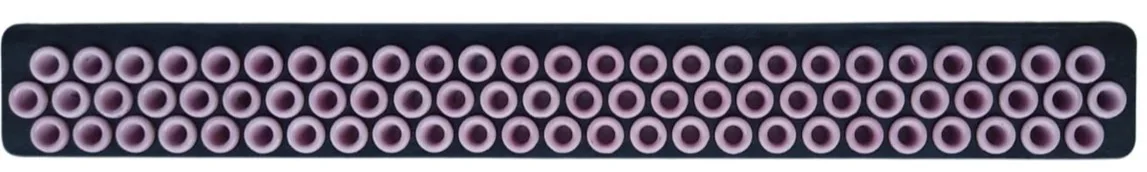 Eye Board with 3 Rows 25 + 26 + 25 with Ceramic Eyelet view 2