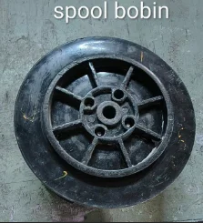 Spool Bobbin Roller (240mm/165mm/93mm/100mm/130mm with 15.3mm Hole bore 75mm Pipe Dia) view 3