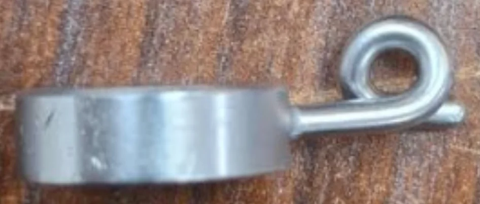 PIG TAIL FOR HSS AS PER DRAWING. CROME PLATING 15 MICRON THICKNESS. HARDNESS UPTO 980 BHN. view 4