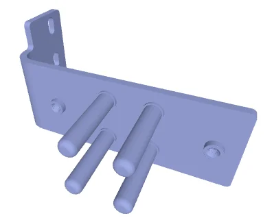 1002808 BUSBAR CONN ASY Bus Bar Plate Assly and Support Plate (Copper part with Sufamate Coating and Tin Plating)