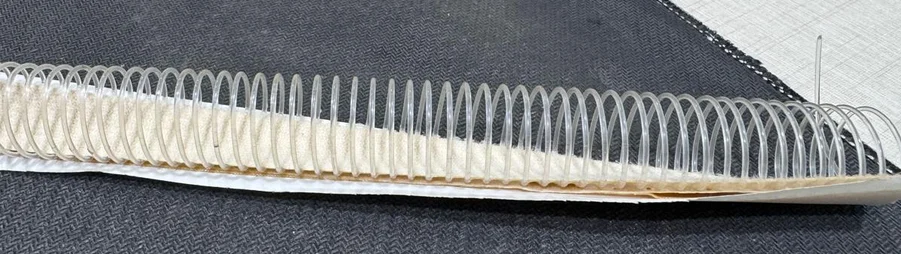 Shuttle Nylon Weft  Tensioner 13 Inch Long Special adhesive and Nylon Coil view 2