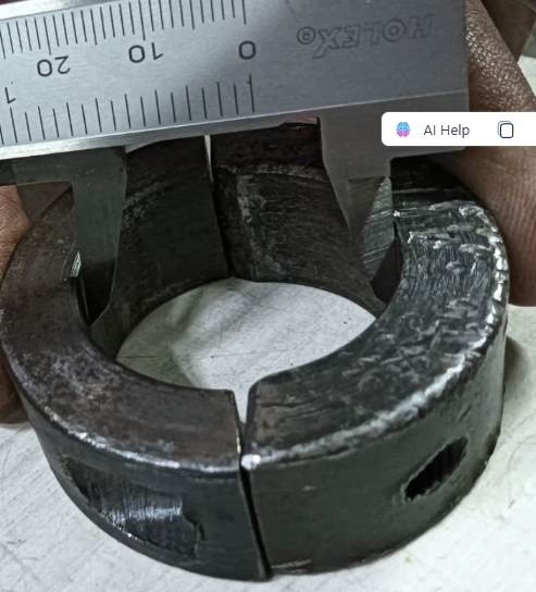 MS Collar ( ID- 34mm, OD-55mm, Width - 20mm - 06mm Thread) view 5