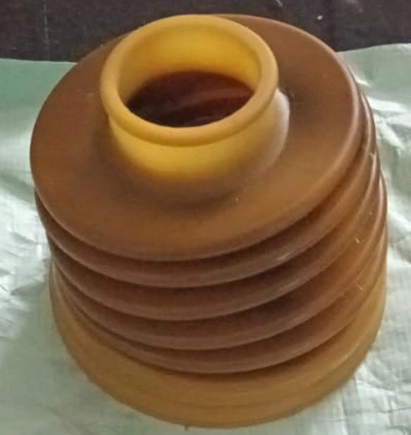 Rubber Bellow Synthetic Rubber Special Lock type design as per sample Part no 153288 view 4