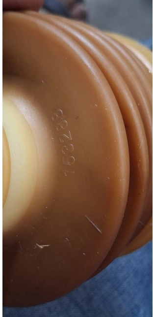 Rubber Bellow Synthetic Rubber Special Lock type design as per sample Part no 153288 view 5