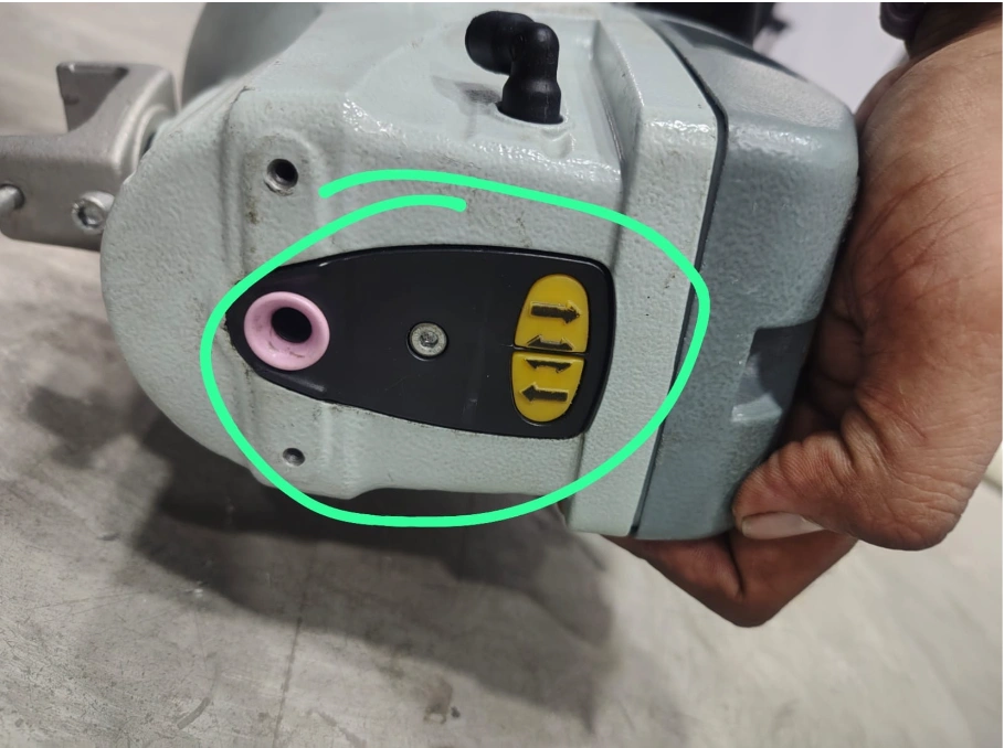 Air Valve For threading, Polished Eyelet, Cover with Eyelet, Cover with Polished Eyelet POS 77 for Prewinder X3 ROJ view 1