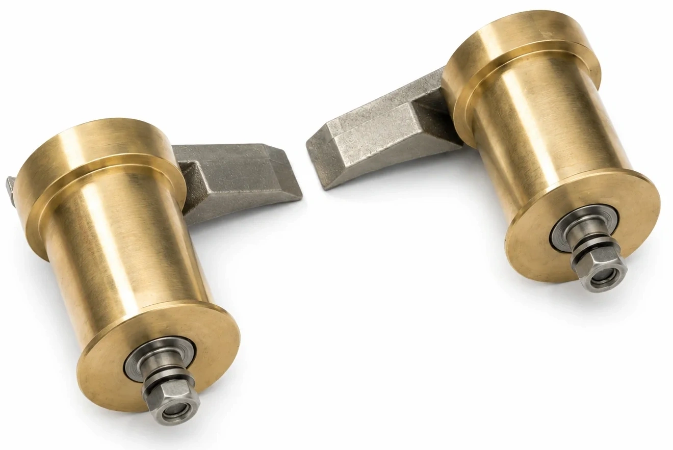Counter-Pressure Roll Assembly With Guide Shoe Assembly, LH & RH Type-2 For Brueckner Stenter Machine Parts