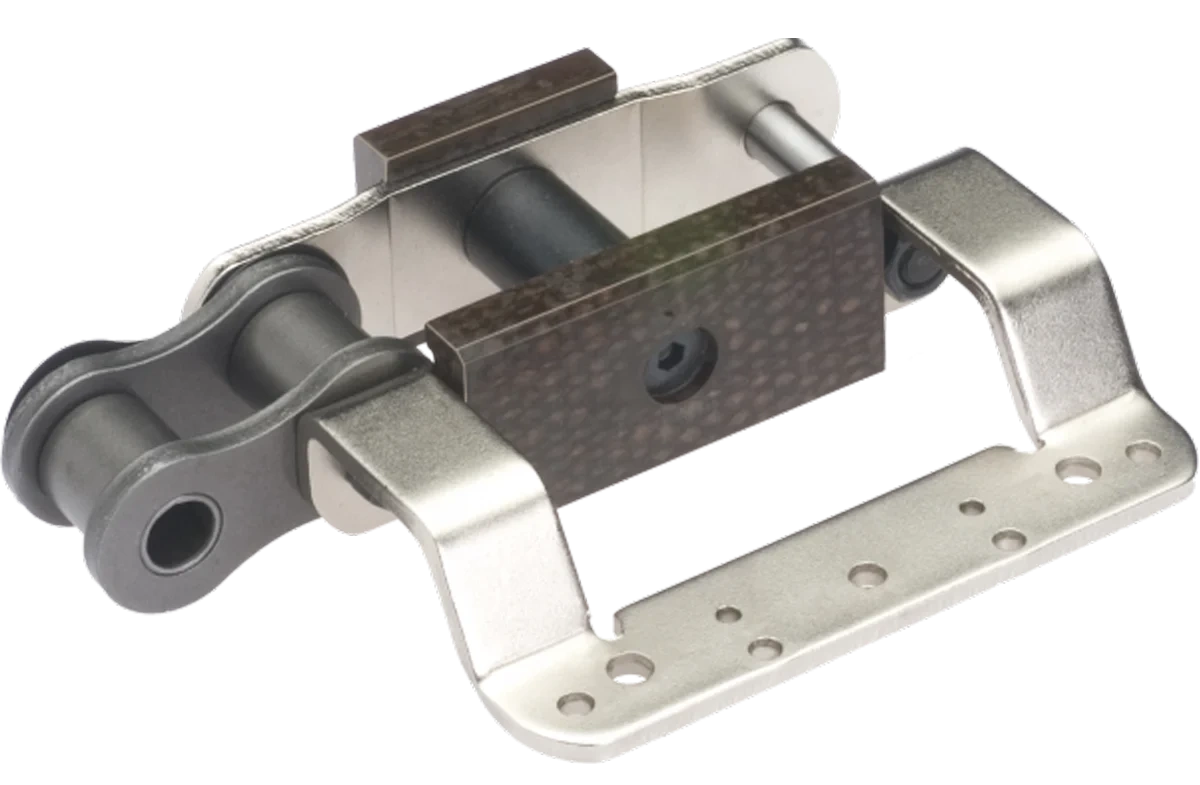 Transport Chain with Hylem Sliding Pads (Vertical) For Monfort Stenter Machine Parts