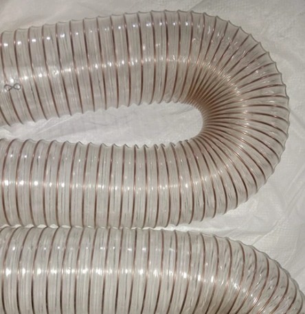 Transperent Flexible Pipe Copper wire breaded 110 mm ID (Special purpose pipe) Virgin (MOQ 15 Meters)