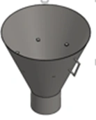 Chip Charging Funnel & Mess Jali SS-304 Small view 2