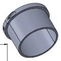 Selvedge Cord Over Feeding Sleeve for L.No. T1 to T5 (RP-IYLOOM-SLEEVE-3670) view 2