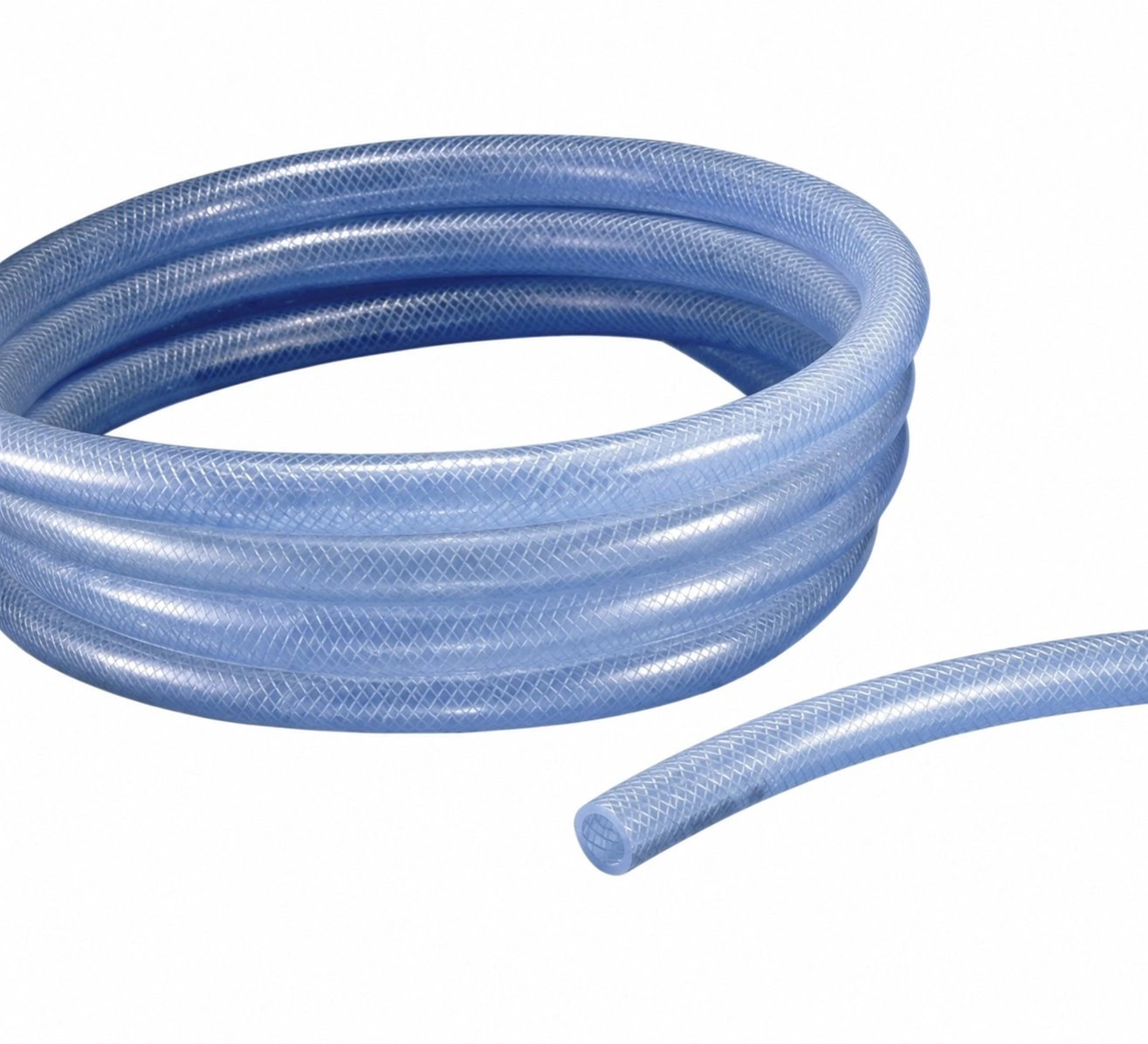 Hose PVC 17mm Nyl Wirebrd Trans (ID-10mm)