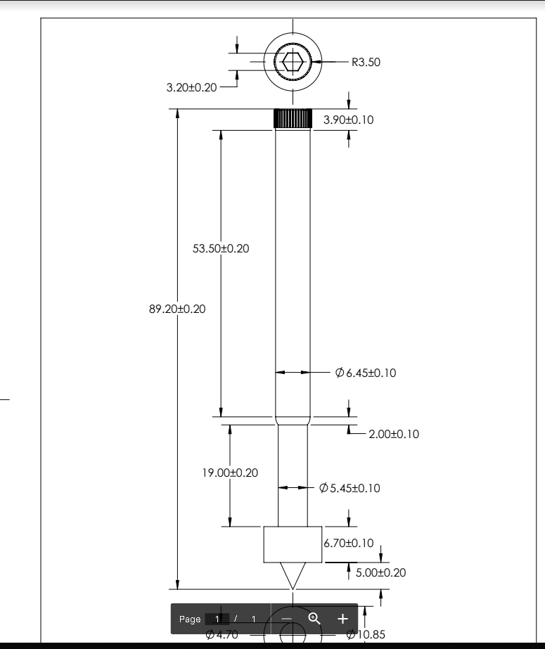 CLAMP BOLT-DRG-SR-10421