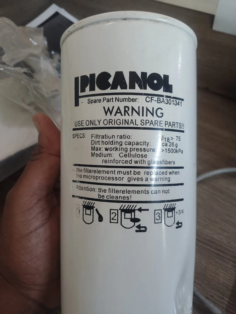 Picanol Oil Filter White BA301341 view 2