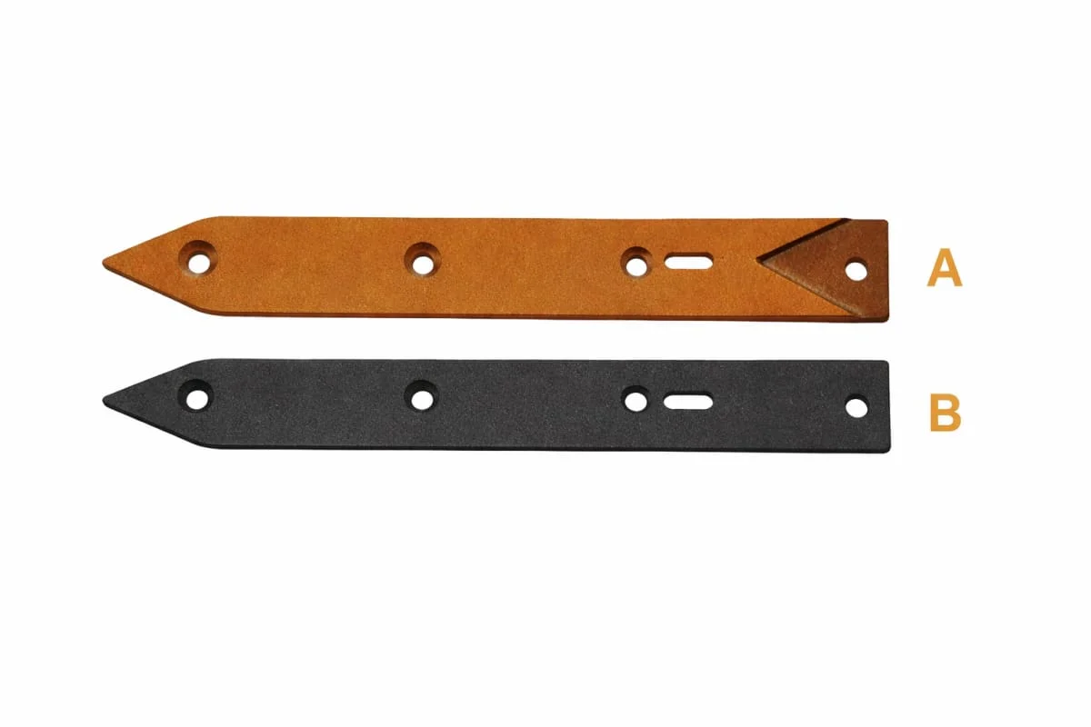 Reed blade plate (rear) 1