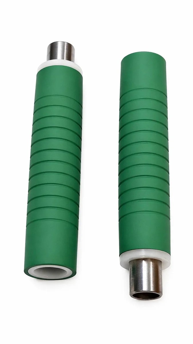Rubber  Barrel 100mm Special Type With Sleeve LHS-RHS view 3