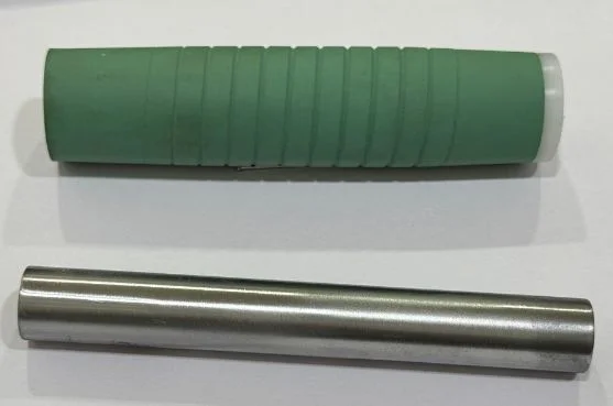 Rubber Barrel 100mm with Sleeve Big Grooved for Picanol (RH) view 3