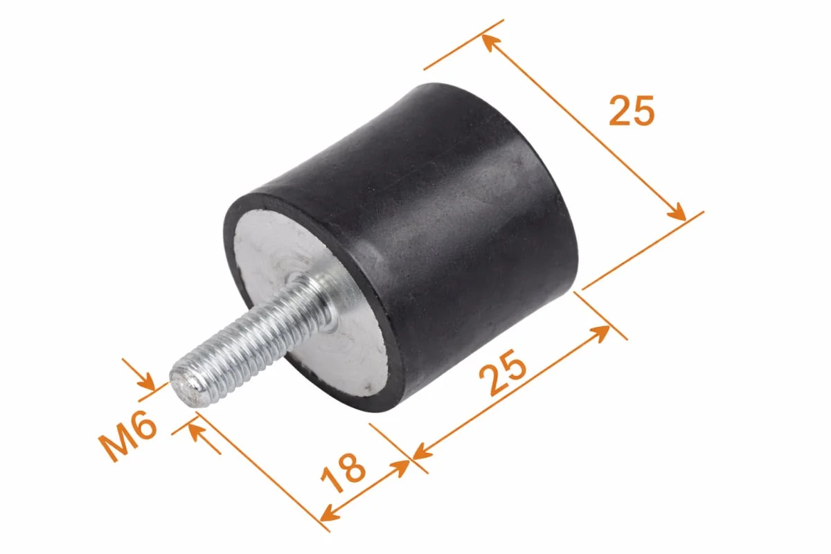 Rubber Buffer (D25 H25)