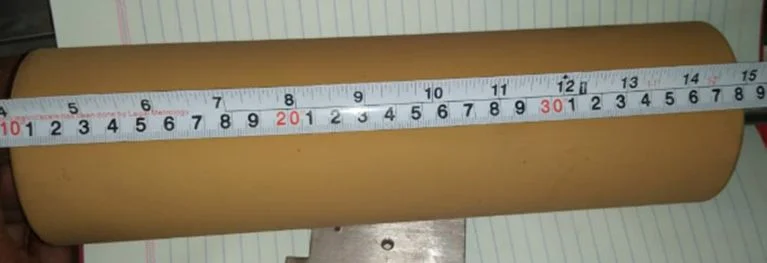 Rubber Guider Roller 80mm Dia 280mm L